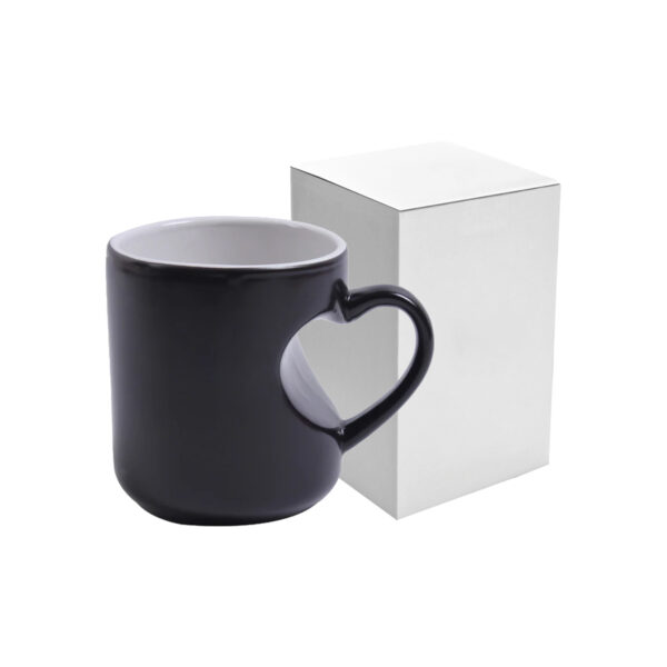 Sublimation Heart Handle Magic Mug